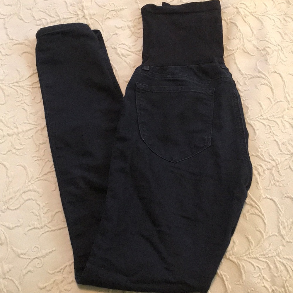 J Brand Maternity Dark Denim Skinny Jean Legging